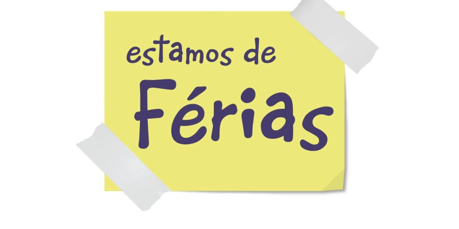 Encerrados para férias